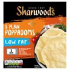 Sharwood's 8 Low Fat Plain Poppadoms 94g (12 x 94g)