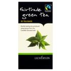 Lichfields Fairtrade Green Tea 20 Tea Bags 40g (Case of 6)